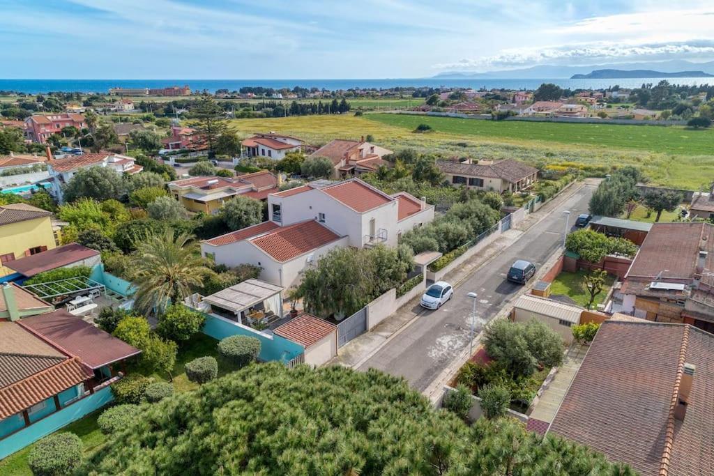 La Casa Degli Ulivi Appartamento In Villa Con Patio Quartu Sant'Elena Eksteriør billede